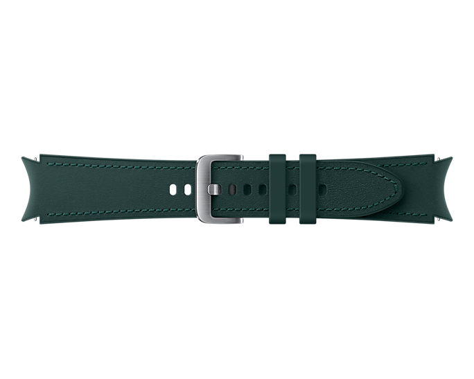 Samsung Galaxy Watch 4 Hybrid Leather Strap S/M Green ET-SHR88SGEGEU (Renewed)