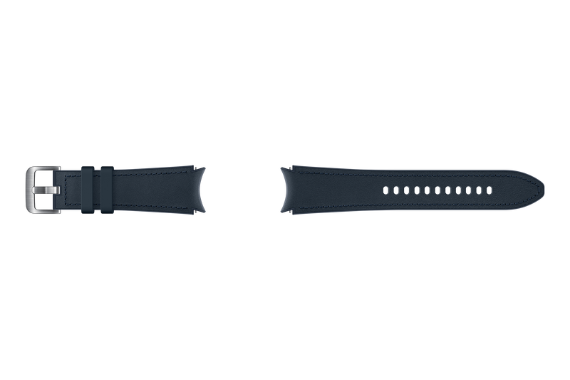Samsung SM-R860NZSDWEU Galaxy Watch4 Bluetooth 40mm Navy Leather Band [S/M] (Renewed)