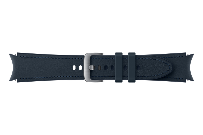 Samsung SM-R890NZSDWEU Galaxy Watch4 Bluetooth 46mm Navy Leather Band [M/L] (Renewed)