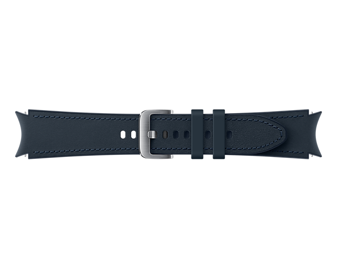 Samsung Galaxy Watch 4 Hybrid Leather Strap S/M Navy ET-SHR88SNEGEU (Renewed)