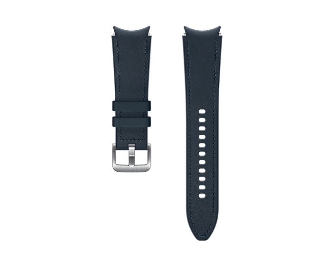 Samsung Galaxy Watch 4 Hybrid Leather Strap S/M Navy ET-SHR88SNEGEU (Renewed)