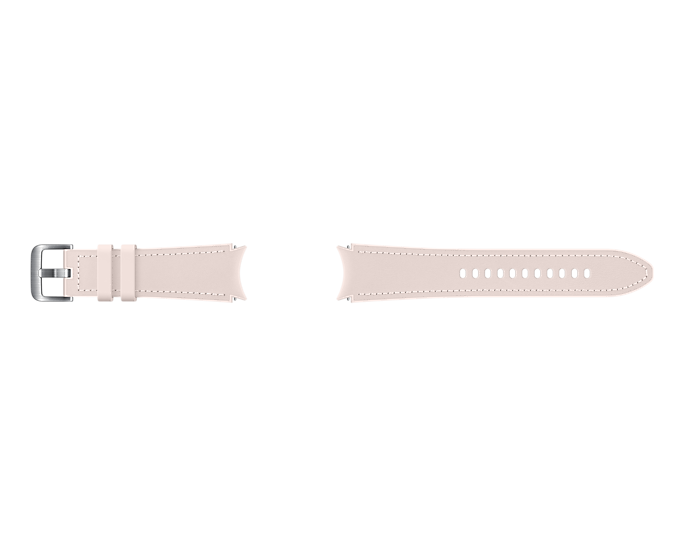 Samsung Galaxy Watch 4/Watch 4 Classic Hybrid Leather Strap M/L Pink (Renewed)