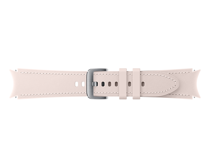 Samsung Galaxy Watch 4/Watch 4 Classic Hybrid Leather Strap M/L Pink (Renewed)