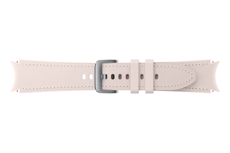 Samsung SM-R890NZKDWEU Galaxy Watch4 Bluetooth 46mm Pink Leather Band [M/L] (Renewed)