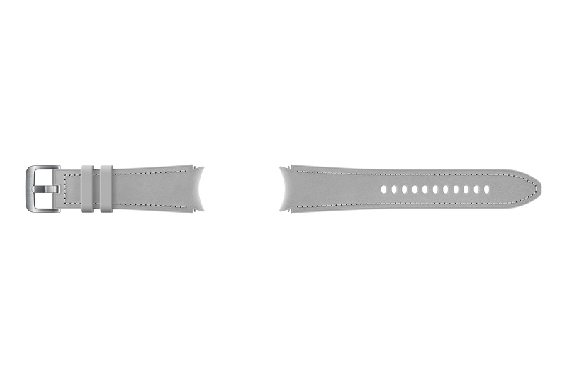 Samsung SM-R860NZKDWEU Galaxy Watch4 Bluetooth 40mm Silver Leather Band [S/M] (Renewed)