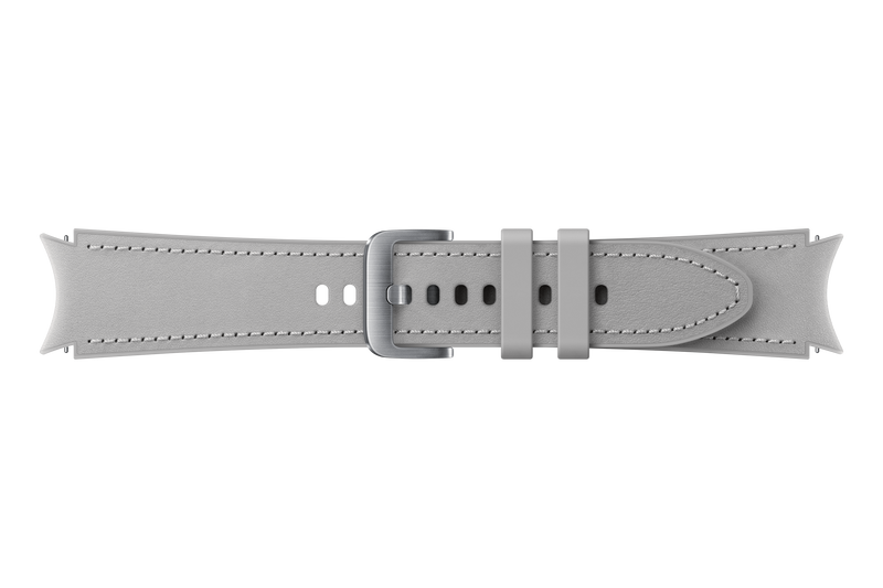 Samsung SM-R890NZSDWEU Galaxy Watch4 Bluetooth 46mm Silver Leather Band [M/L] (Renewed)