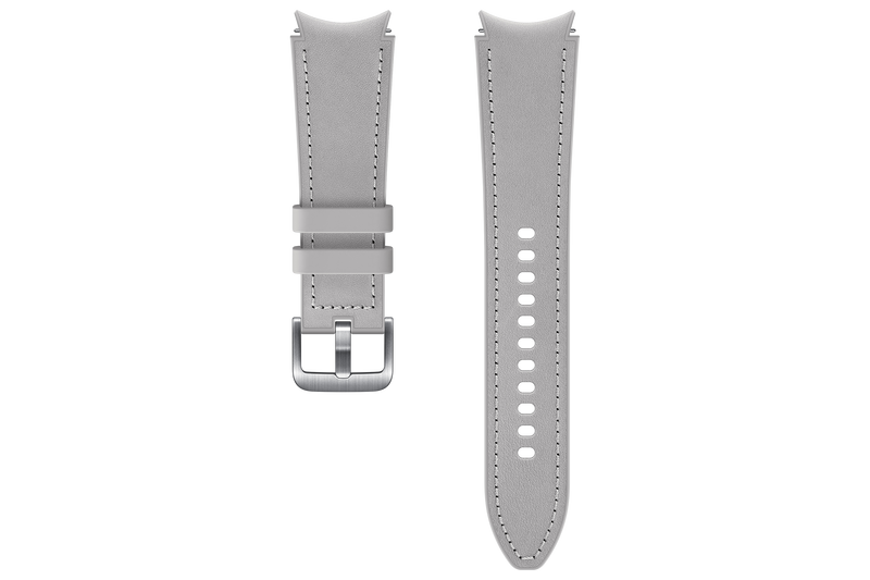 Samsung SM-R860NZKDWEU Galaxy Watch4 Bluetooth 40mm Silver Leather Band [S/M] (Renewed)