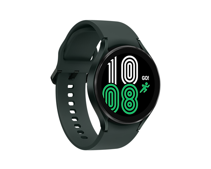 Samsung Galaxy Watch 4 LTE 4G Bluetooth Wi-Fi GPS Aluminum 44 mm Green (Renewed)