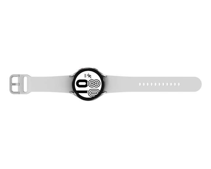 Samsung Galaxy Watch 4 LTE 4G Wi-Fi GPS Aluminum 44 mm Silver SM-R875FZSAEUA (Renewed)