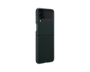 Samsung Galaxy Z Flip3 5G Leather Mobile Phone Cover Green EF-VF711LGEGWW (New / Open Box)