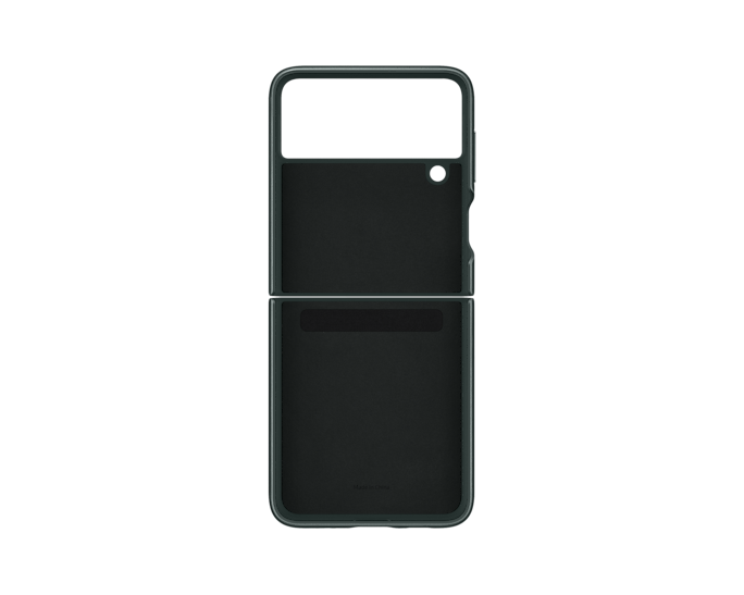 Samsung Galaxy Z Flip3 5G Leather Mobile Phone Cover Green EF-VF711LGEGWW (New / Open Box)