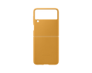 Samsung Galaxy Z Flip3 5G Leather Mobile Phone Cover Brown EF-VF711LYEGWW (New / Open Box)