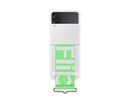 Samsung EF-GF711TWEGWW Galaxy Z Flip3 5G Silicone Phone Cover With Strap White (Renewed)
