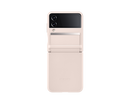 Samsung Flap Leather Mobile Phone Cover For Galaxy Z Flip4 Peach EF-VF721LPEGWW (New / Open Box)
