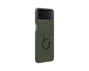 Samsung Silicone Phone Cover With Ring For Galaxy Z Flip4 Khaki EF-PF721TGEGWW (New / Open Box)