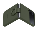 Samsung Silicone Phone Cover With Ring For Galaxy Z Flip4 Khaki EF-PF721TGEGWW (New / Open Box)