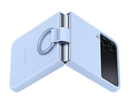 Samsung Galaxy Z Flip4 Silicone Phone Cover With Ring Arcticblue EF-PF721TLEGWW (New / Open Box)