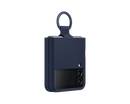Samsung EF-PF721TNEGWW Galaxy Z Flip4 Silicone Phone Cover With Ring Navy (Renewed)