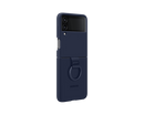 Samsung EF-PF721TNEGWW Galaxy Z Flip4 Silicone Phone Cover With Ring Navy (Renewed)
