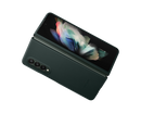 Samsung Galaxy Z Fold3 5G Leather Mobile Phone Cover Green EF-VF926LGEGWW (New / Open Box)