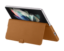 Samsung Galaxy Z Fold3 5G Leather Flip Mobile Phone Cover Brown EF-FF926LAEGWW (New / Open Box)