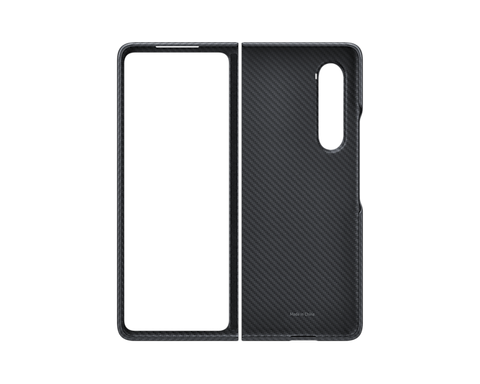 Samsung Galaxy Z Fold3 5G Aramid Mobile Phone Cover Black (Renewed)