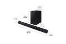 Samsung HW-A450/XU 2.1Ch A-Series Soundbar 300W With Wireless Subwoofer 2021 (New)