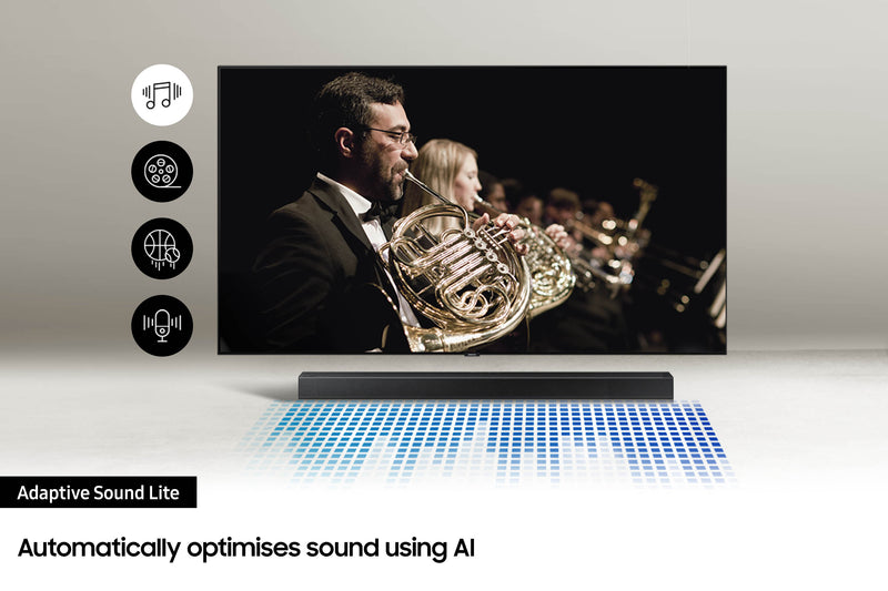 Samsung HW-A450/XU 2.1Ch A-Series Soundbar 300W With Wireless Subwoofer 2021 (New)