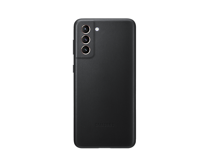 Samsung Galaxy S21+ 5G Leather Mobile Phone Cover Black EF-VG996LBEGWW (New / Open Box)