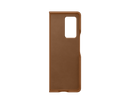 Samsung Galaxy Z Fold2 5G Leather Mobile Phone Cover Brown (Renewed)