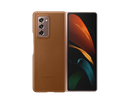 Samsung Galaxy Z Fold2 5G Leather Mobile Phone Cover Brown (Renewed)