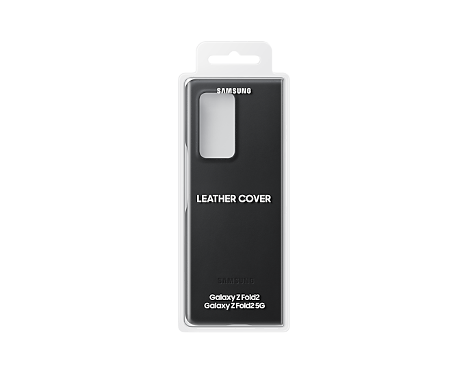 Samsung Galaxy Z Fold2 5G Leather Cover Black EF-VF916LBEGEU (New / Open Box)