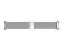 Samsung Galaxy Watch 4 Milanese Loop Strap 44 mm Silver M/L GP-TYR870SAASW (New / Open Box)