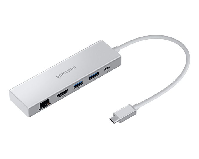 Samsung Multiport Adapter USB 2.0 Type-C 5000 Mbit/s Silver (Renewed)