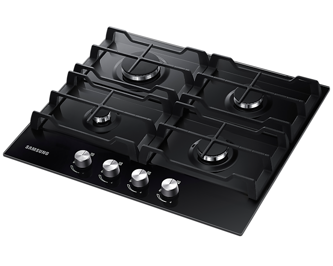 Samsung Built In Gas Hob 60cm 4 Burner With Cast Iron Grates NA64H3000AK/U1 (New)