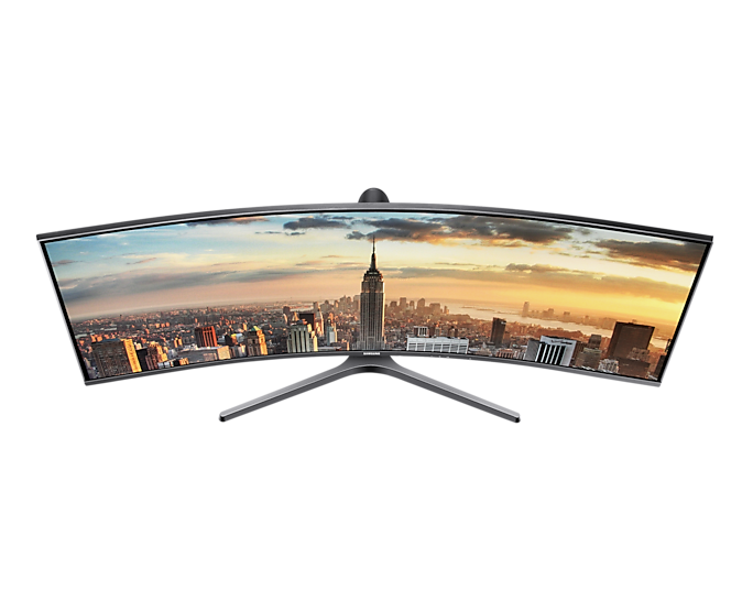 Samsung LC43J890DKUXEN 43 Inch Ultra WQHD Curved USB-C Monitor With Speakers (Renewed)