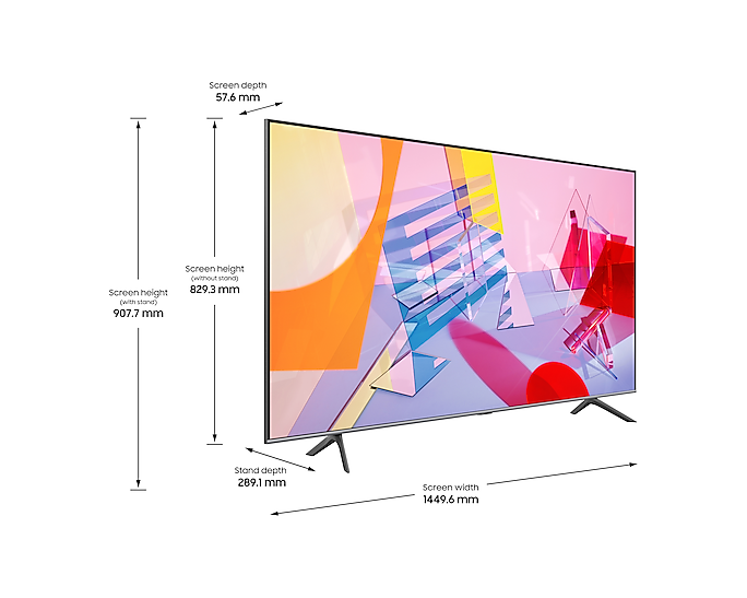 Samsung QE65Q65TAUXXU 65 Inch Q65T QLED 4K Ultra HD HDR Smart TV (New)