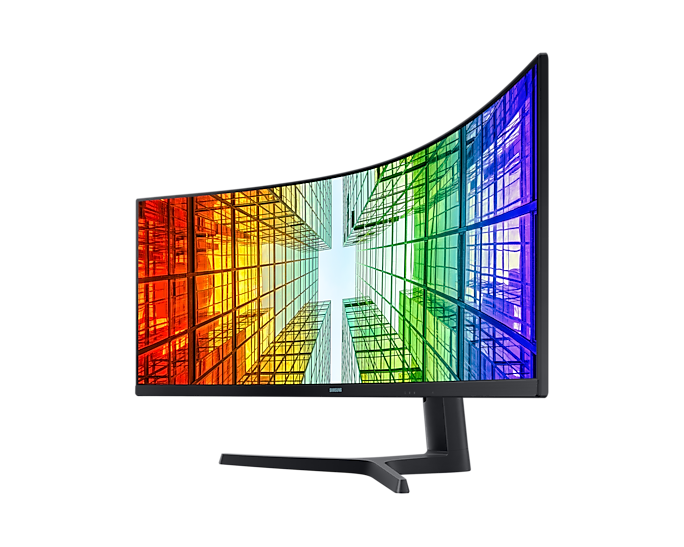 Samsung 49'' Curved Monitor Super Ultra-Wide Dual QHD 1800R LAN LS49A950UIUXXU (New / Open Box)