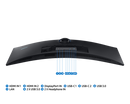 Samsung 49'' Curved Monitor Super Ultra-Wide Dual QHD 1800R LAN LS49A950UIUXXU (New / Open Box)