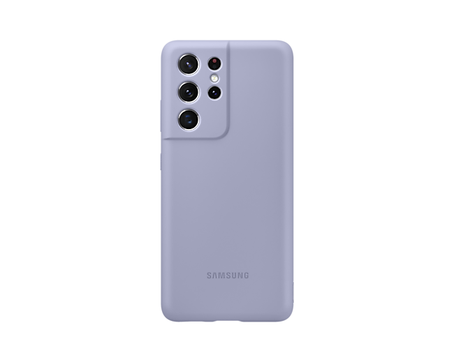 Samsung Galaxy S21 Ultra 5G Silicone Mobile Phone Cover Violet EF-PG998TVEGWW (New / Open Box)