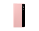 Samsung EF-ZG996CPEGEW Galaxy S21+ 5G Clear View Mobile Phone Cover Pink (Renewed)