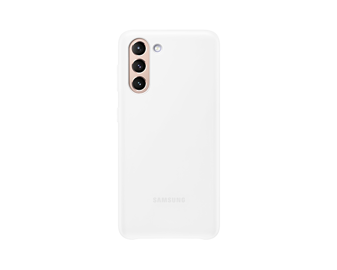 Samsung EF-KG991CWEGWW Galaxy S21 5G LED Mobile Phone Cover White (Renewed)