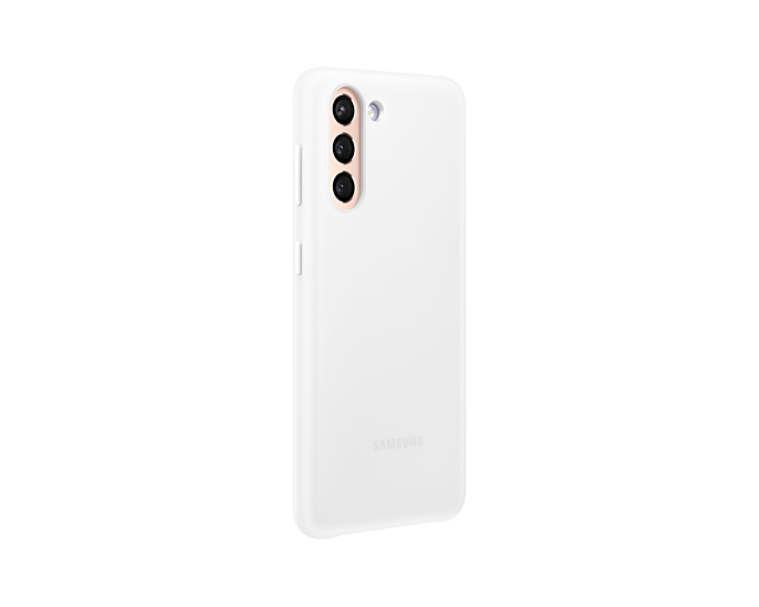Samsung EF-KG991CWEGWW Galaxy S21 5G LED Mobile Phone Cover White (Renewed)