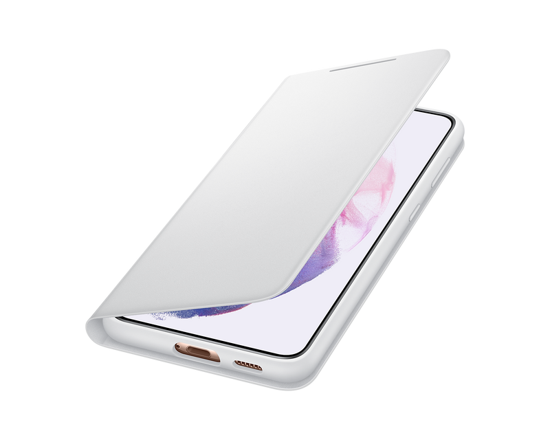 Samsung Galaxy S21+ 5G LED View Mobile Phone Cover Light Grey EF-NG996PJEGEW (New / Open Box)