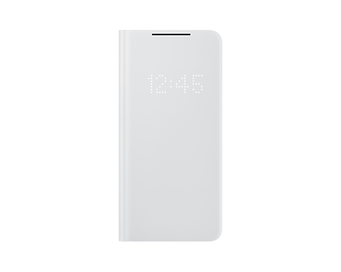 Samsung Galaxy S21+ 5G LED View Mobile Phone Cover Light Grey EF-NG996PJEGEW (New / Open Box)