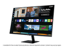 Samsung Smart Monitor 27'' Full HD With Speakers & Remote LS27BM500EUXXU Black (New)
