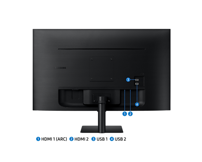 Samsung 32'' M50B Black FHD Smart Monitor With Speakers & Remote LS32BM500EUXXU (New / Open Box)