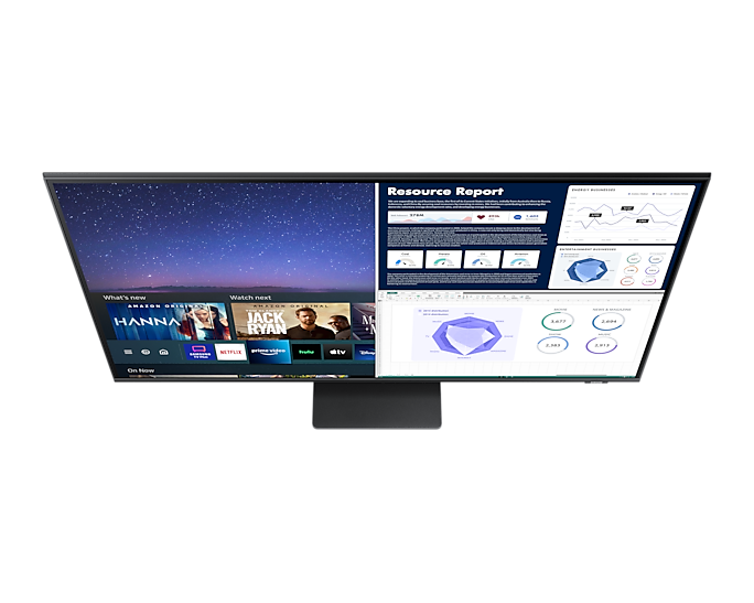 Samsung 43'' Smart Monitor M70A UHD USB-C With Speakers & Remote LS43AM700UUXXU (New / Open Box)