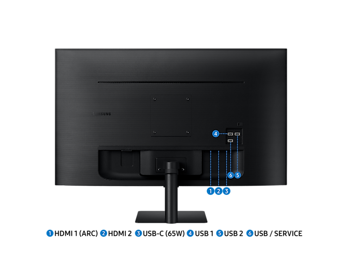 Samsung 32'' LS32AM700URXXU M70A UHD USB-C Smart Monitor With Speakers & Remote (New / Open Box)