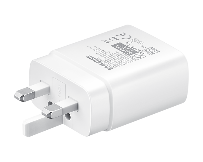 Samsung 45W Travel Adapter (Super Fast Charging 2.0 with USB Type-C Cable) (Renewed)